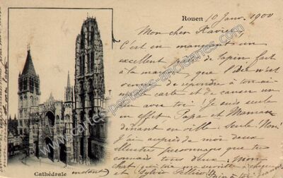 Carte postale ancienne Cathedrale de Rouen — Rouen (Seine-Maritime)