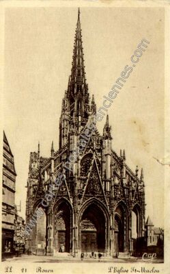 Carte postale ancienne L'Église Saint-Maclou — Rouen (Seine-Maritime)