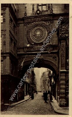 Carte postale ancienne Gros-Horloge — Rouen (Seine-Maritime)