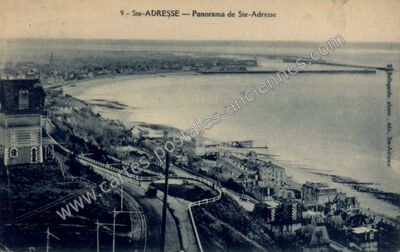 Carte postale ancienne Panorama — Sainte-Adresse (Seine-Maritime)