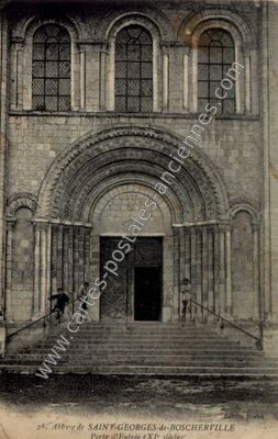 Carte postale ancienne Abbaye de Saint-Georges-de-Boscherville — Saint-Martin-de-Boscherville (Seine-Maritime)