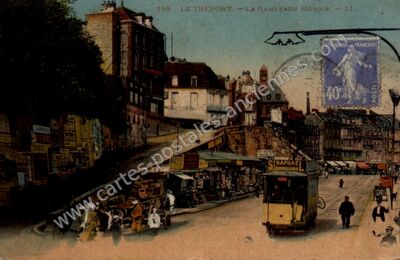 Carte postale ancienne La Rame du Musoir — Le Tréport (Seine-Maritime)
