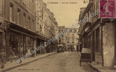 Carte postale ancienne Yvetot