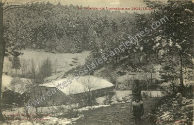 Carte postale ancienne Col de la Chipotte — Étival-Clairefontaine (Vosges)