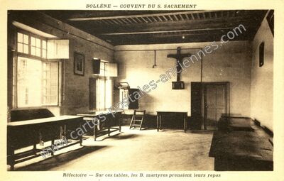 Carte postale ancienne Couvent du S. Sacrement — Bollène (Vaucluse)