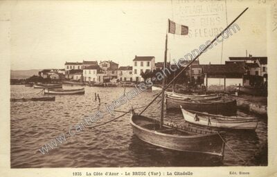 Carte postale ancienne Le Brusc — Six-Fours-les-Plages (Var)