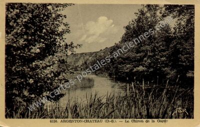 Carte postale ancienne Le Chiron de la Garde — Argenton Chateau (Deux-Sèvres)