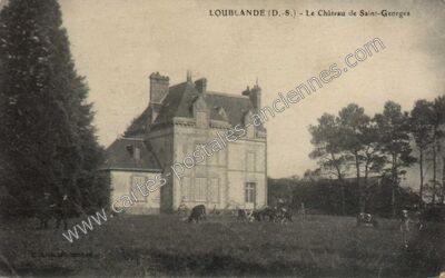 Carte postale ancienne Chateau de St Georges — Mauléon (Deux-Sèvres)