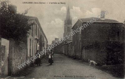 Carte postale ancienne Loublande — Mauléon (Deux-Sèvres)