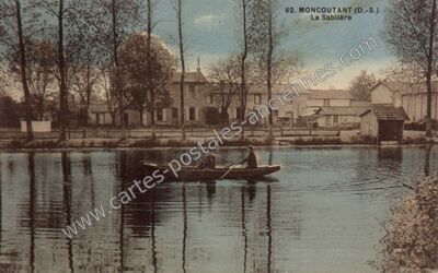 Carte postale ancienne La Sablière — Moncoutant (Deux-Sèvres)