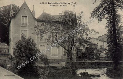 Carte postale ancienne Villedieu - La Villa — La Mothe-Saint-Héray (Deux-Sèvres)