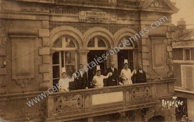 Carte postale ancienne Maison des Rosières — La Mothe-Saint-Héray (Deux-Sèvres)