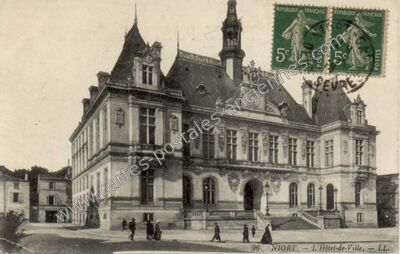 Carte postale ancienne L'Hôtel-de-Ville — Niort (Deux-Sèvres)
