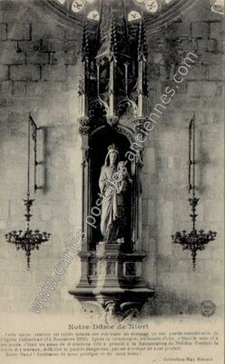 Carte postale ancienne Notre-Dâme — Niort (Deux-Sèvres)