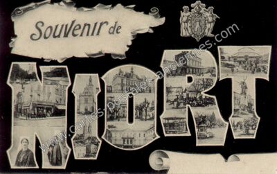 Carte postale ancienne Niort — Niort (Deux-Sèvres)