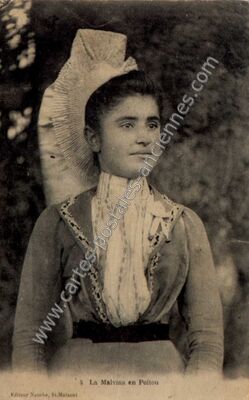 Carte postale ancienne La Malvina en Poitou — Reffannes (Deux-Sèvres)