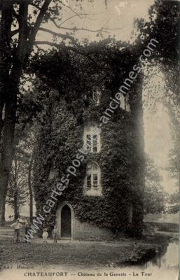 Carte postale ancienne Chateau de la Geneste — Châteaufort (Yvelines)