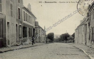 Carte postale ancienne Dammartin — Dammartin-en-Serve (Yvelines)