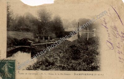 Carte postale ancienne Dampierre — Dampierre-en-Yvelines (Yvelines)