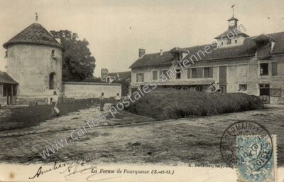 Carte postale ancienne La Ferme de Fourqueux — Fourqueux (Yvelines)