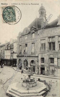 Carte postale ancienne Mantes — Mantes-la-Jolie (Yvelines)