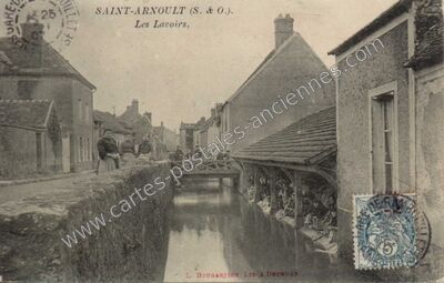 Carte postale ancienne St Arnoult — Saint-Arnoult-en-Yvelines (Yvelines)