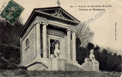 Carte postale ancienne Vallée de Chevreuse - Tombeau de Montgomery — Saint-Rémy-lès-Chevreuse (Yvelines)