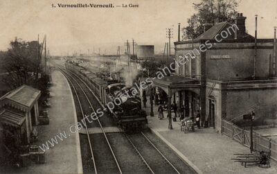 Carte postale ancienne Vernouillet Verneuil — Vernouillet (Yvelines)