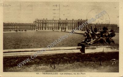 Carte postale ancienne Chateau de Versailles — Versailles (Yvelines)