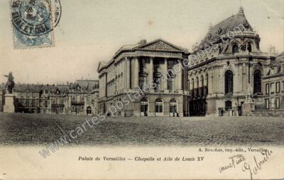 Carte postale ancienne Chateau de Versailles — Versailles (Yvelines)