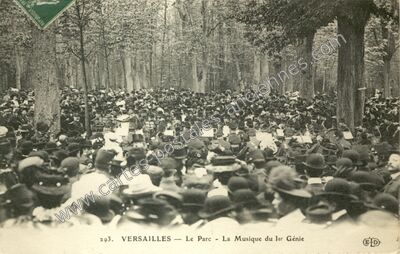 Carte postale ancienne Parc de Versailles — Versailles (Yvelines)