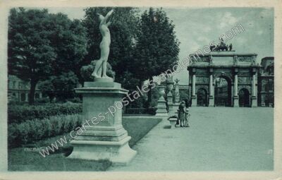 Carte postale ancienne Arc de Triomphe du Carrousel — Paris 1e (Paris)
