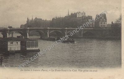 Carte postale ancienne Pont Neuf — Paris 1e (Paris)
