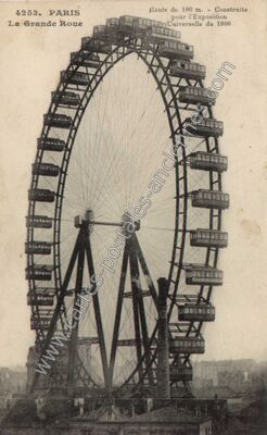 Carte postale ancienne Grande Roue — Paris 15e (Paris)