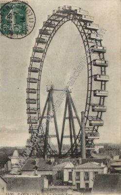Carte postale ancienne Grande Roue — Paris 15e (Paris)