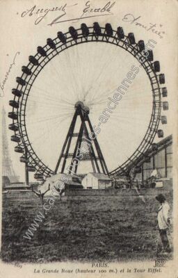 Carte postale ancienne Grande Roue — Paris 15e (Paris)