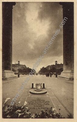 Carte postale ancienne Arc de Triomphe de l'Etoile — Paris 16e (Paris)