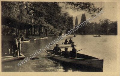 Carte postale ancienne Bois de Boulogne — Paris 16e (Paris)