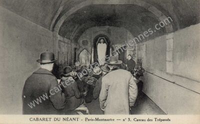 Carte postale ancienne Cabaret du Neant — Paris 18e (Paris)