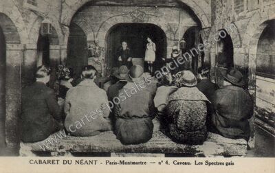Carte postale ancienne Cabaret du Neant — Paris 18e (Paris)