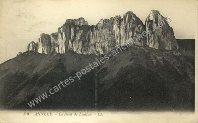 Carte postale ancienne Le Dent de Lanfon — Annecy (Haute-Savoie)