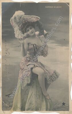 Carte postale ancienne Carmen Gilbert — Carmen Gilbert — Personnage