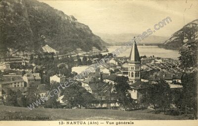 Carte postale ancienne Vue générale — Nantua (Ain)