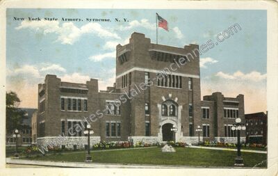 Carte postale ancienne New York State Armory — New York — USA