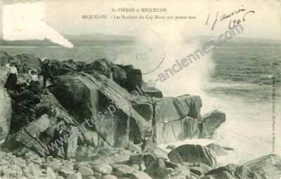 Carte postale ancienne St Pierre et Miquelon — Non Localisée (Saint-Pierre-et-Miquelon)