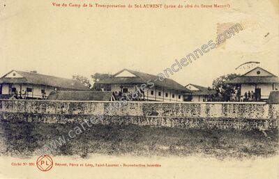 Carte postale ancienne St Laurent — Cayenne (Guyane)