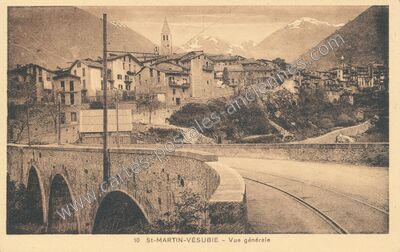 Carte postale ancienne Vue générale — Saint-Martin-Vésubie (Alpes-Maritimes)