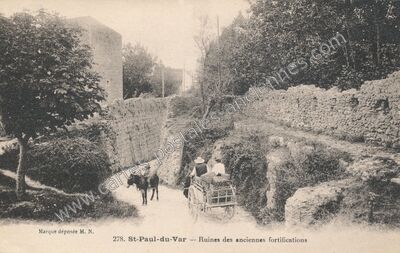 Carte postale ancienne St Paul du Var — Saint Paul (Alpes-Maritimes)