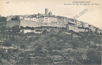 Carte postale ancienne St Paul du Var — Saint Paul (Alpes-Maritimes)