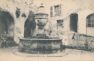 Carte postale ancienne St Paul du Var — Saint Paul (Alpes-Maritimes)